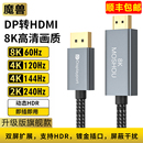 电脑接电视高清线 120Hz 魔兽DP 2.1版 144 60Hz 1.4转HDMI