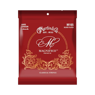 Martin马丁古典吉他琴弦标准中高张力M265 M165仿羊肠尼龙一套6根