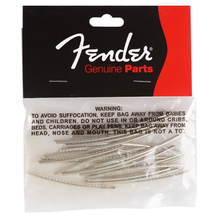 美国Fender芬达吉他品丝原装指板窄高款品柱电木民谣贝斯裁好24根