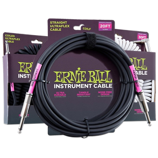 琦材 ERNIE BALL吉他连接线民谣电箱贝斯乐器EB音箱降噪线3 6 9米
