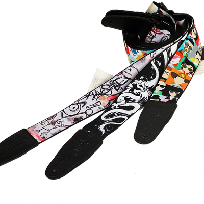 加拿大产Levy's艺术图案吉他背带