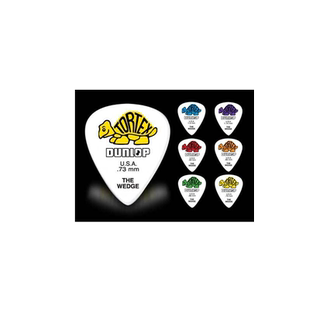 Dunlop 邓禄普 Tortex Wedge 小乌龟电木民谣吉他拨片 0.5-1.14