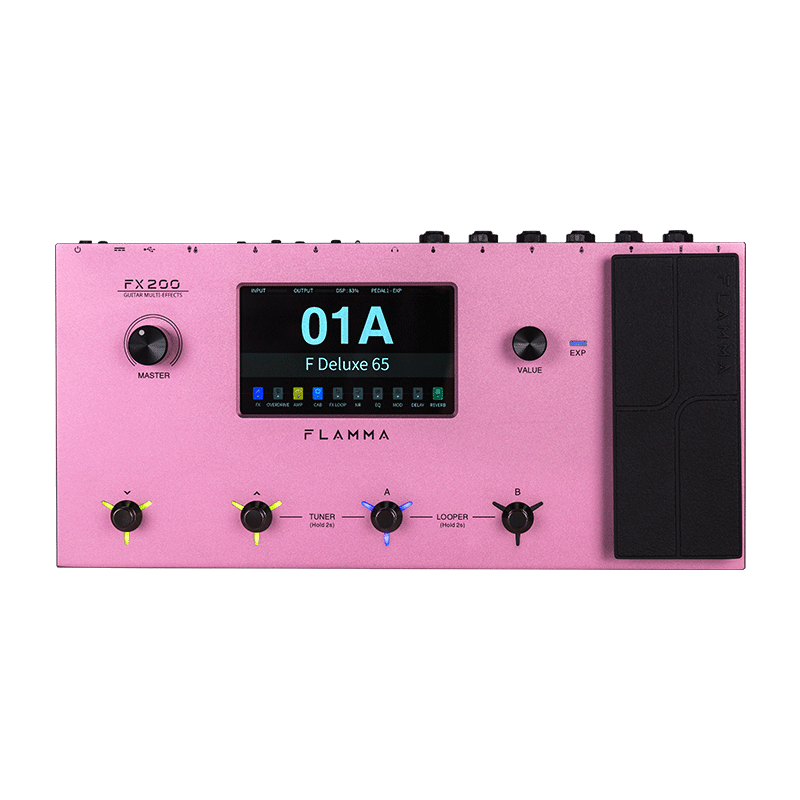 FLAMMA FX200/FX150b电吉他综合效果器中英文触屏音箱模拟鼓机IR
