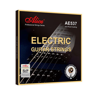 Alice爱丽丝 电吉他琴弦 AE536 AE537一套6根装初学防锈弦线正品