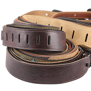 琦材美国Martin 马丁吉他背带 电木民谣贝斯真皮牛仔尼龙编织肩带