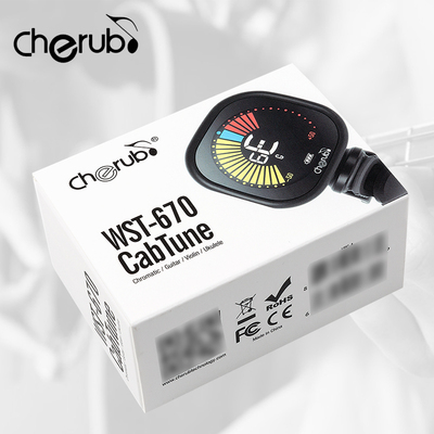 小天使WST-670充电式调音器 吉他贝司尤克里里小提琴半音阶校音表