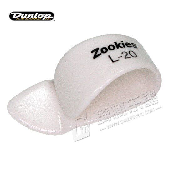 邓禄普 Dunlop Zookies L-20 斜角 20度 吉他 拇指指套 拨片 L