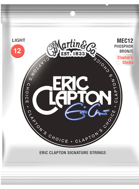 琦材 Martin马丁 MEC12 克莱普顿签名款民谣吉他弦木琴弦全国包邮