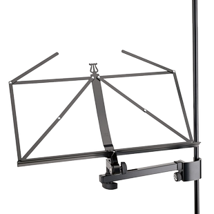 德国K&M进口折叠可伸缩桌面键盘乐谱架km扩展谱架演出吉他曲谱架