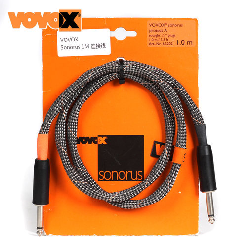 琦材吉他乐器通用双直头连接线