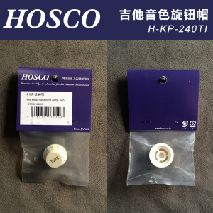 琦材 日本产HOSCO H-KP-240TI 电吉他音色旋钮帽 羊皮纸白 通用款