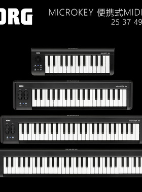 琦材KORG microKEY AIR 25 37 49 61键便携式MIDI键盘支持蓝牙2代