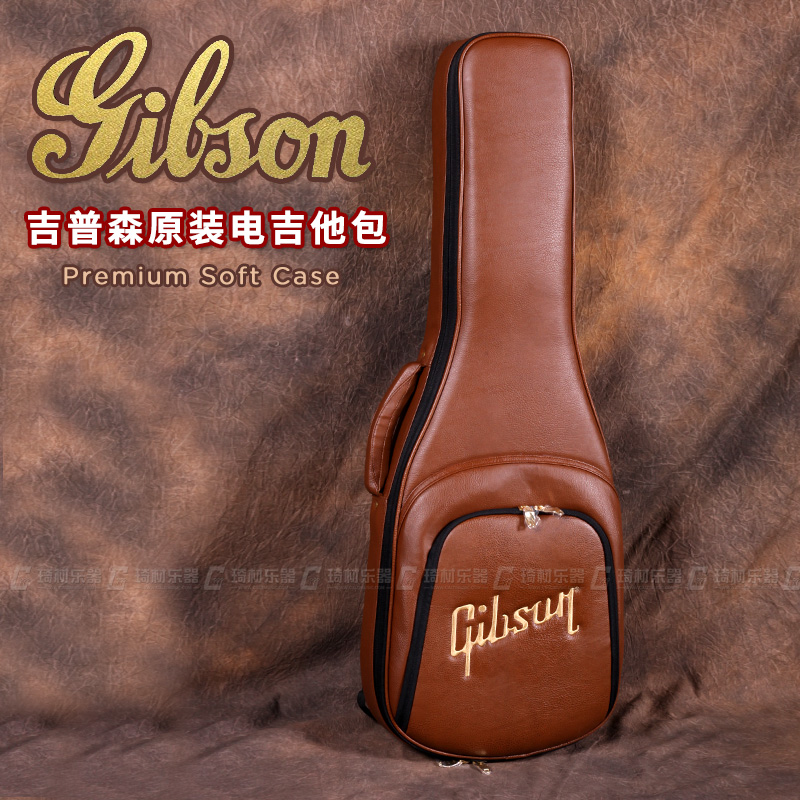 吉普森Gibson 电吉他琴包 LP/SG爵士电吉他火鸟琴包 皮质加厚背包