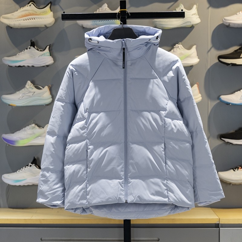 李宁短款羽绒服女子2025冬季新款防泼水鸭绒保暖连帽外套AYMV198,运动服/休闲服装,运动羽绒服,淘宝优惠券,粉丝福利购,淘宝优惠卷