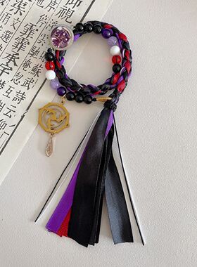 雷散胡桃魈原神周边散兵轮回流浪者温迪衍生印象概念编织手绳手链