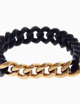 【多款色彩选择】美国原创潮牌LUST LTD.古巴黑金色钛钢环保硅胶