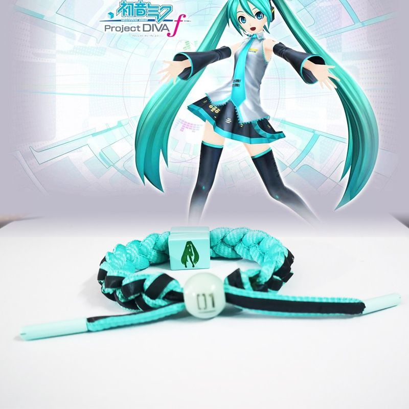 卡通罗小黑学生动漫周边初音未来手链手环情侣礼品手工编织手绳