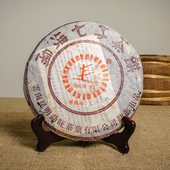 2004年勐海布朗山七子饼茶 云南陈年普洱茶老生茶 357g干仓