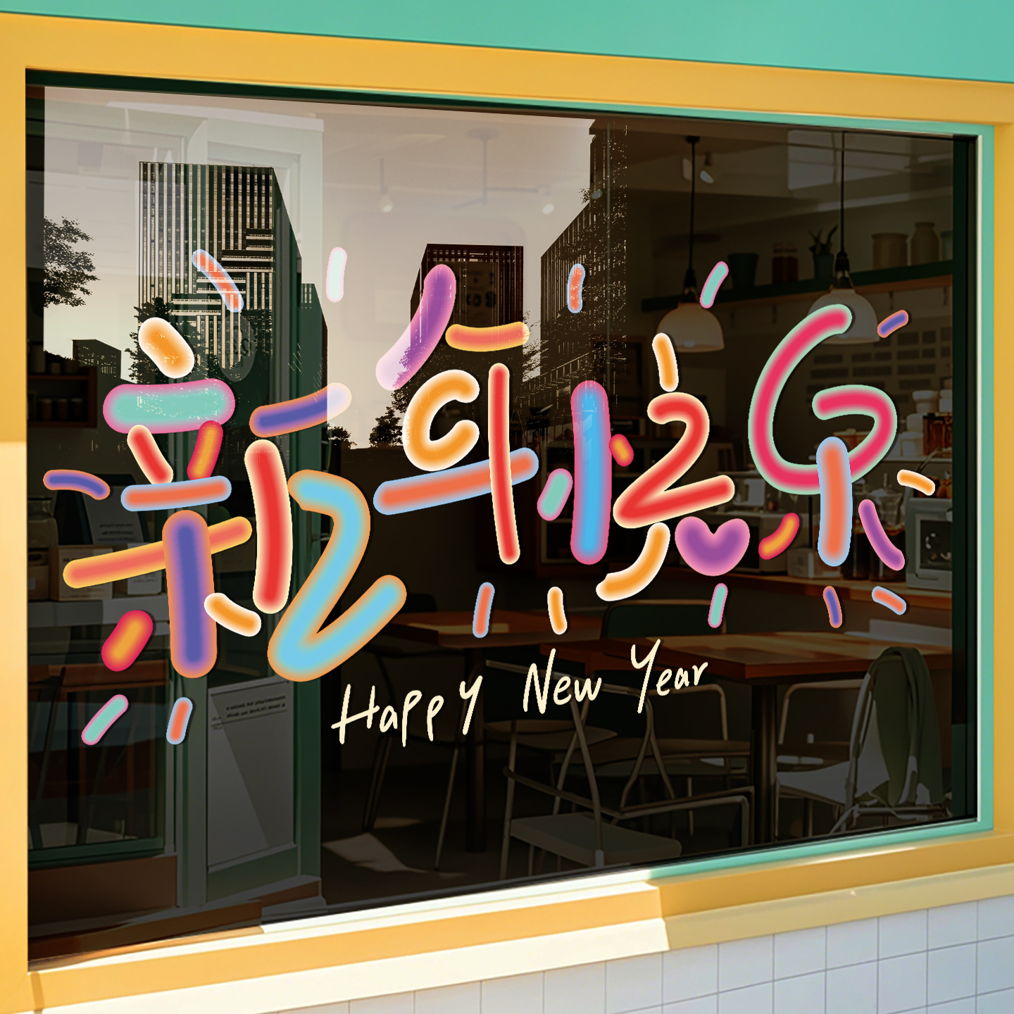 新年春节装饰窗花贴纸2026新款马年静电贴过年橱窗布置玻璃门贴