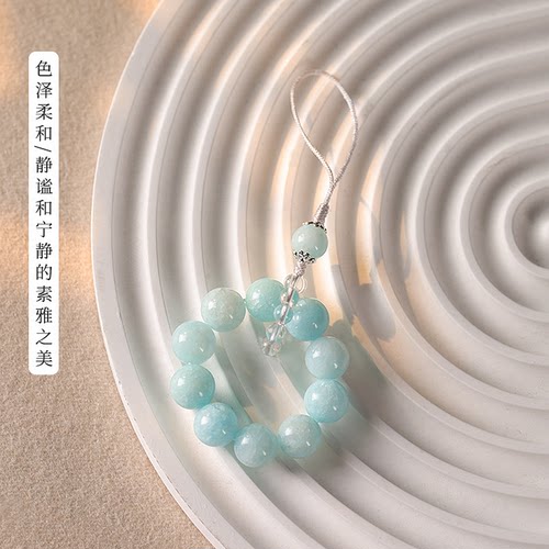 玉石指环扣手机链挂件旗袍包挂饰
