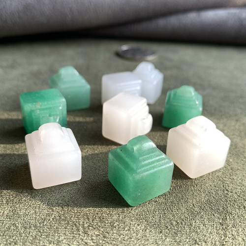 天然东陵玉新疆白玉印章书法闲章