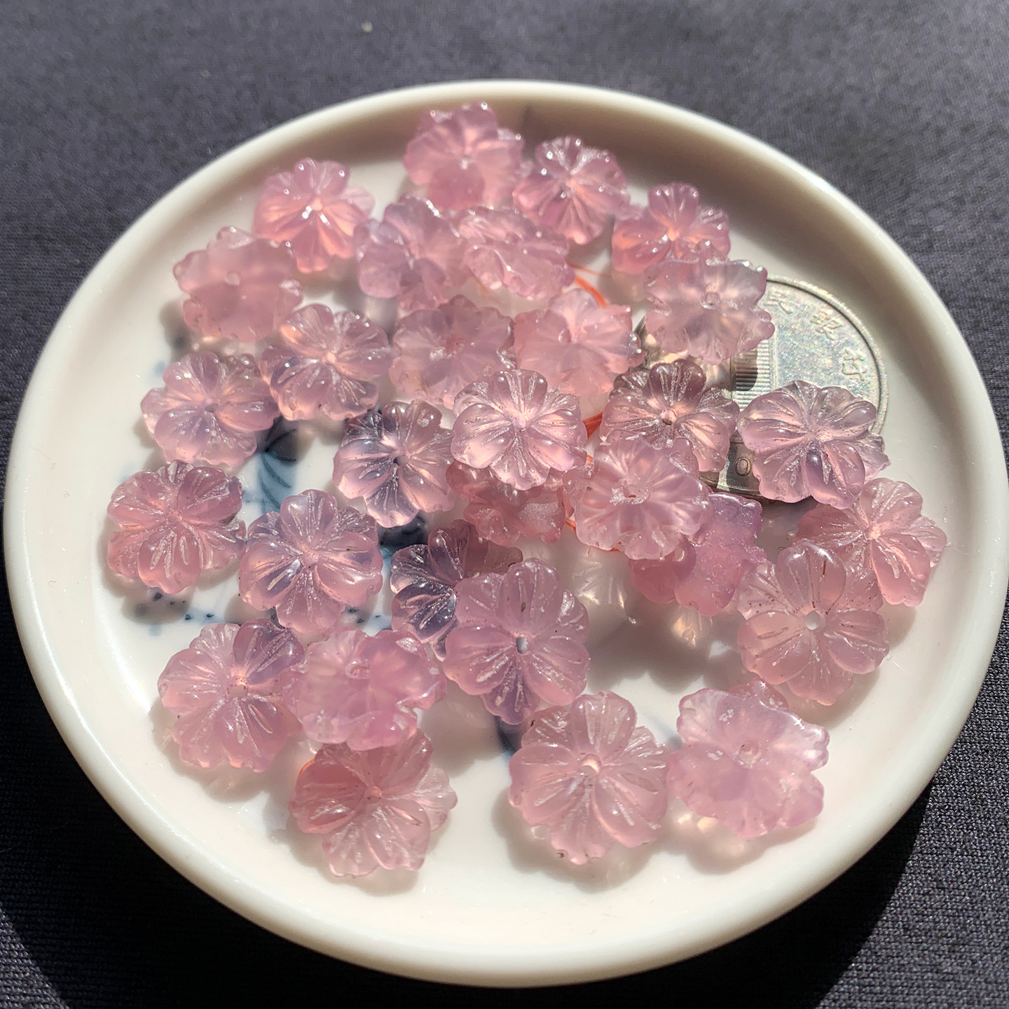 纯天然粉玛瑙六瓣花吊坠粉晶玉石花朵背云diy手链项链配件配饰品,饰品/流行首饰/时尚饰品新,其他DIY饰品配件,淘宝优惠券,粉丝福利购,淘宝优惠卷