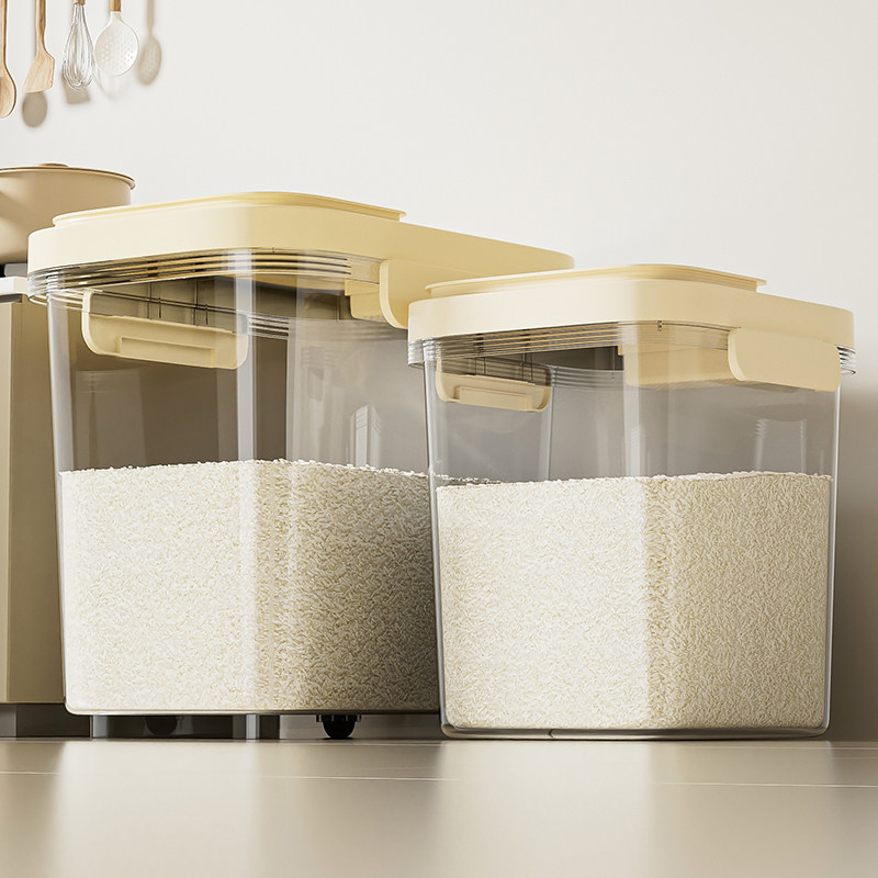 米桶家用2024新款50斤装防虫防潮密封面粉桶储粮桶米缸米箱储存罐,厨房/烹饪用具,米桶/米缸,淘宝优惠券,粉丝福利购,淘宝优惠卷