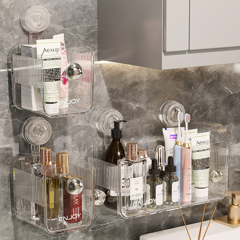 卫生间吸盘置物架洗手洗漱台收纳