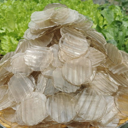 河南特产纯红薯淀粉粉皮小圈粉皮角粉地瓜粉皮箱装礼品