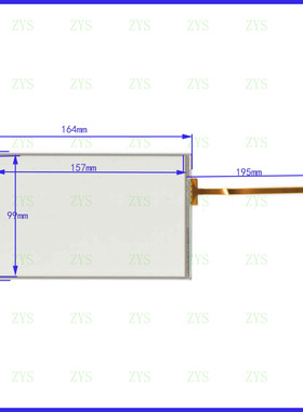 TR4-070F-26 原装触摸手写外屏幕玻璃四线上接 TR4070F26 164*103