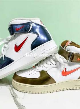 Nike/耐克 Air Force1 Mid 复古空军一号中帮休闲板鞋 DH5623-101