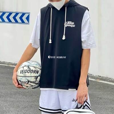 Nike/耐克男子无袖篮球连帽衫