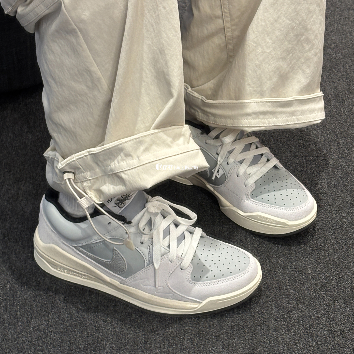 Air Jordan Stadium 90 男子低帮白色百搭运动休闲板鞋HV1810-001