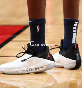 Air Jordan Jumpman Hustle PF男子气垫黑白实战篮球鞋AQ0394-100