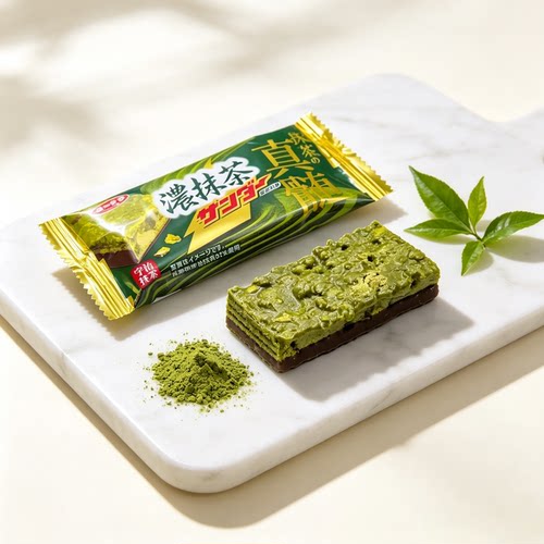 有乐雷神宇治抹茶夹心巧克力威化