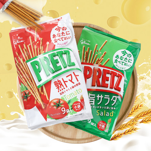 日本进口格力高饼干棒包装
