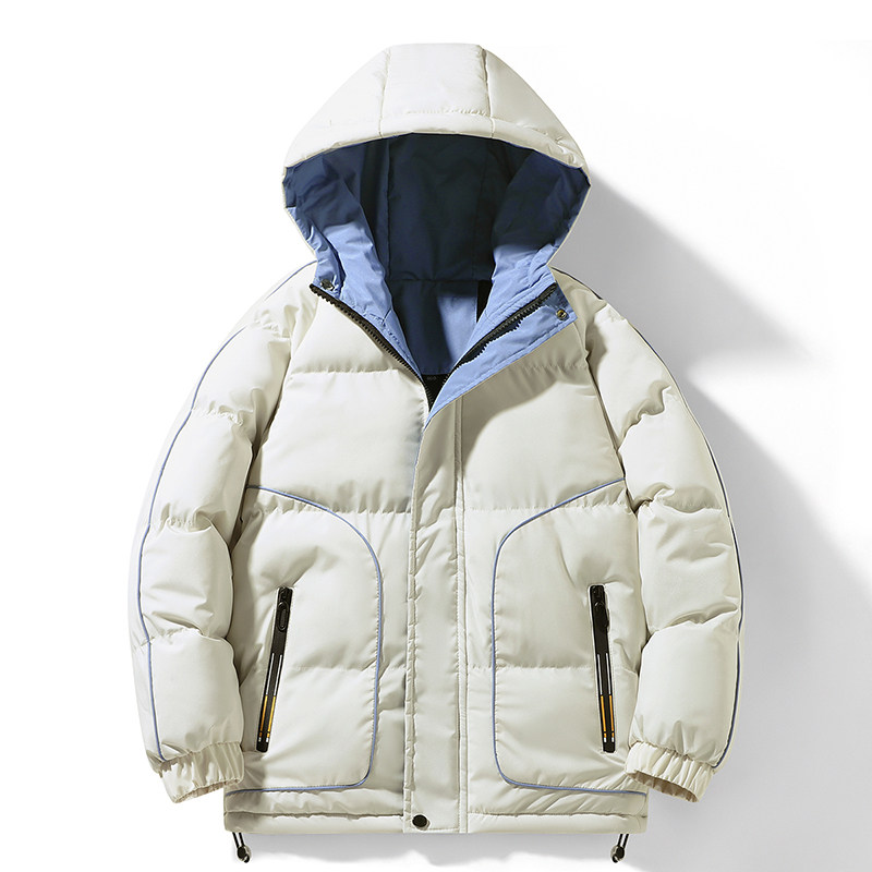 GILE男童大童冬装羽绒棉服儿童韩版加厚棉袄冬季帅气棉衣外套男孩