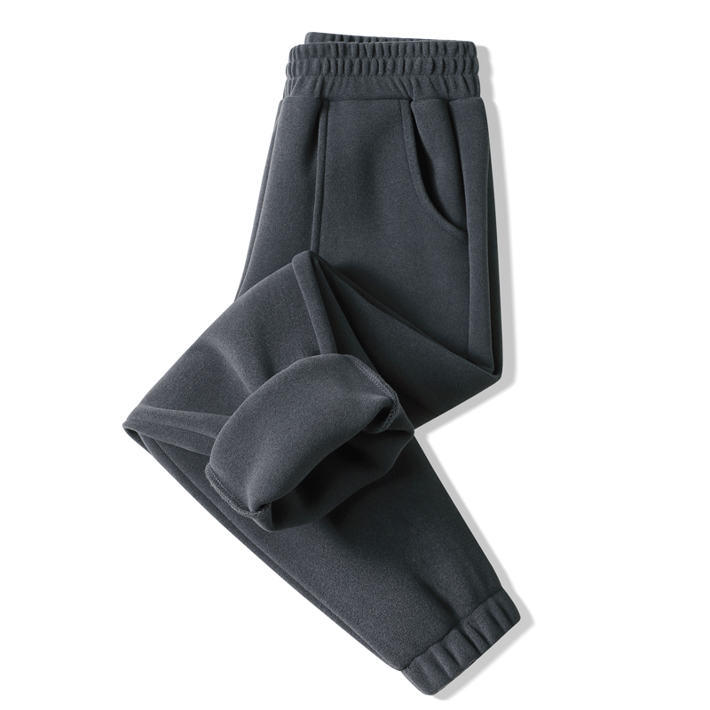 巴拉男童秋冬装裤子儿童卫裤加绒