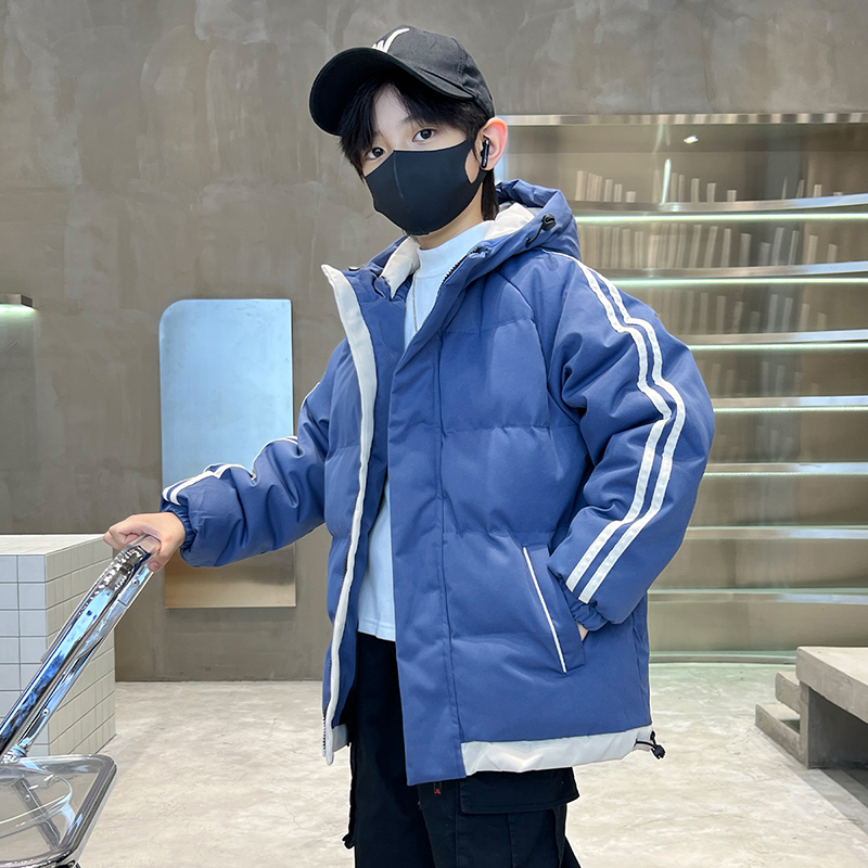 男童羽绒服大童外套秋冬款