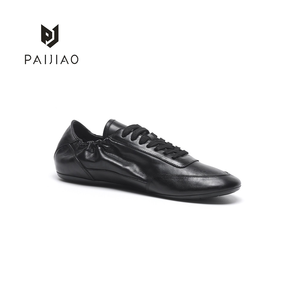 排角 · 复古马皮休闲德训鞋手工褶皱软底小皮鞋女XD113035,女鞋,时尚休闲鞋,淘宝优惠券,粉丝福利购,淘宝优惠卷