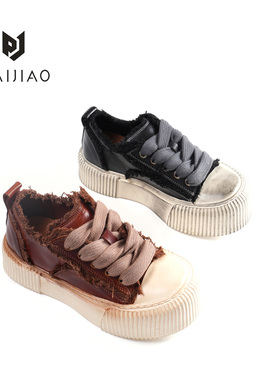增高马皮休闲风运动休闲鞋时尚休闲鞋低帮平底休闲韩版SW1209-1