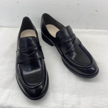 马皮复古真皮一脚蹬乐福鞋女新款手工小皮鞋便士单鞋2068