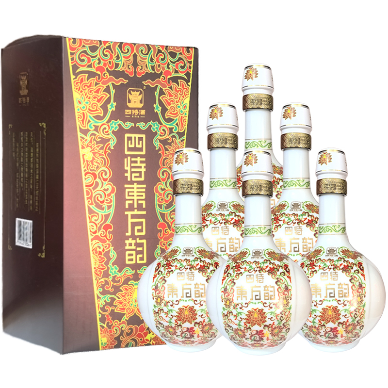 江西四特酒42/52度四特东方韵弘韵500ml*2瓶/6瓶特香型白酒