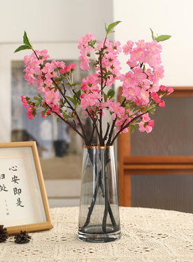 仿真樱花枝干田园风假花装饰客厅