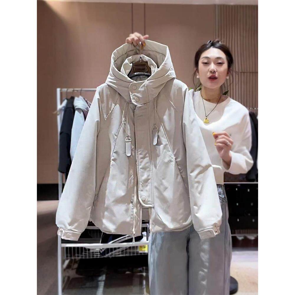 早秋棉袄女式短上衣2025新秋季女式风衣薄棉袄两棉