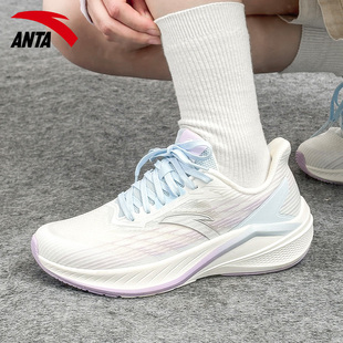 安踏凌风运动鞋女鞋网面透气软底透气跳操体测秋季新款官网跑步鞋