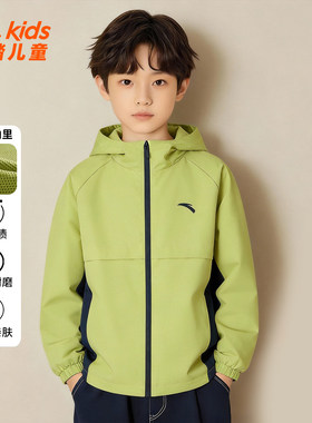 安踏儿童小软壳外套男童