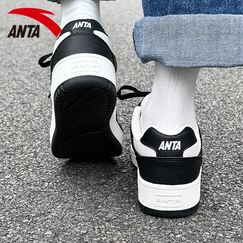 安踏小白鞋女板鞋低帮百搭运动鞋