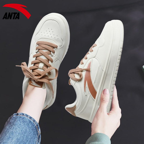 安踏板鞋女厚底休闲轻便