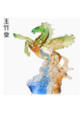 飞马中式风古法琉璃商务开业礼品